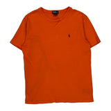 Polo By Ralph Lauren T-Shirt - XS Orange Cotton