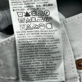 Levis Denim Shorts - 36W 10L Grey Cotton