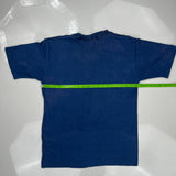 80s Snoopy Detroit Tigers Artex Single Stitch T-Shirt - Large Blue Cotton