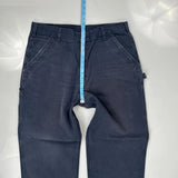 Carhartt Double Knee Carpenter Pants - 38W 32L Gray Cotton
