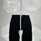 Carhartt Double Knee Carpenter Pants - 31W 30L Black Cotton