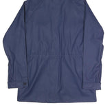 PENFIELD Womens Blue Jacket L Polyester Blend Plain Hooded Zip Outdoor Casual