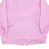 LOOK & BUY Womens Pink Casual Zip Jacket L Polyester Blend Lightweight