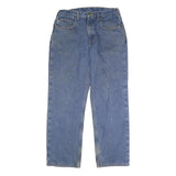 CARHARTT Mens Jeans Blue Regular Straight Denim Medium W33 L30 Workwear