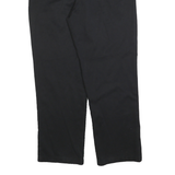 DICKIES Mens Regular Black Cotton Blend Trousers W36 L32 Classic Zip Pocket