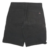 DICKIES Mens Shorts Black Casual L W32 Durable Cotton Workwear