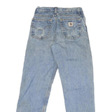 CARHARTT Mens Light Blue Regular Fit Straight Denim Jeans W28 L30 Classic Cotton