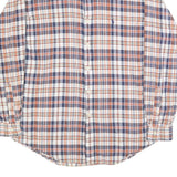 RALPH LAUREN Mens Blue & Orange Check Shirt M Classic Cotton Long Sleeve Button