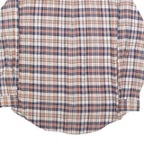 RALPH LAUREN Mens Blue & Orange Check Shirt M Classic Cotton Long Sleeve Button