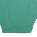HANES Womens Green Sweatshirt L Cotton Blend Crew Neck Pullover Autumn Leaves