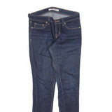 J BRAND Womens Slim Blue Denim Jeans W28 L30 Classic Cotton Blend Zip