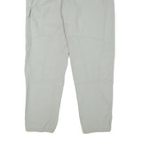 ALLSPORT Mens Relaxed Beige Trousers W36 L30 Zip Closure Casual Comfort