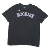 NIKE Mens Black Rockies Graphic T-Shirt M Short Sleeve Crew Neck Sportswear