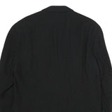 SCHILD Mens Black Classic Jacket XL Woven Button Closure Tailored Formal Blazer