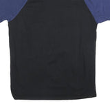 TRUE RELIGION Mens Black & Blue Graphic T-Shirt XL Short Sleeve Crew Neck