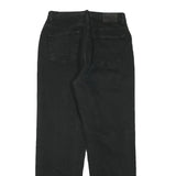 CALVIN KLEIN JEANS Womens Black Regular Straight Denim Medium W28 L29 Zip Cotton