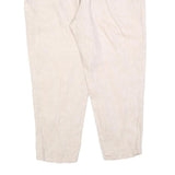 HOBBS LONDON Womens Linen Beige Relaxed Tapered Trousers W30 L24 Casual Summer