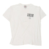 Senior Oneita Single Stitch T-Shirt - XL White Cotton