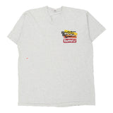 Fruit Of The Loom Graphic T-Shirt - 2XL Grey Cotton