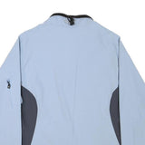 JACK WOLFSKIN Womens Blue & Grey Outdoor Jacket XL Polyester Blend Zip