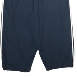 ADIDAS Mens Navy Blue Casual Shorts XL W36 Polyester Blend Elastic Waist