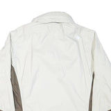 THE NORTH FACE Womens White & Taupe Polyester Blend Zip Jacket 2XL Outdoor
