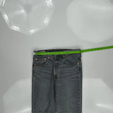 501 Levis Jeans - 28W 29L Gray Denim