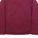 JACK WOLFSKIN Womens Red Quilt Front Jacket UK 12 Polyester Blend Zip Outdoor