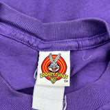 Looney Tunes Cartoon T-Shirt - Large Purple Cotton