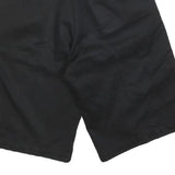 DICKIES Mens Black Casual Cotton Blend Shorts S W28 Workwear Logo