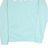 KAPPA Mens Blue Crew Neck M Cotton Logo Print Sweatshirt Long Sleeve Pullover