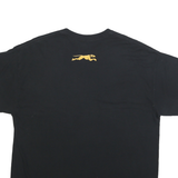 GILDAN Mens Black Carmel Scholar Athlete Graphic T-Shirt L Short Sleeve Crew