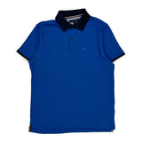 Tommy Hilfiger Polo Shirt - Medium Blue Cotton