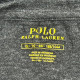 Polo By Ralph Lauren T-Shirt - XL Grey Cotton
