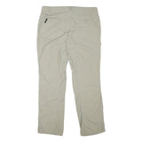 COLUMBIA Womens Beige Polyester Blend Regular Straight Trousers W35 L32 Outdoor