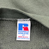 Russell Athletic Sweatshirt - Large Green Cotton