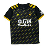Wolverhampton Wanderers Adidas 2019-20 Neves Away Football Shirt - Medium Black Polyester