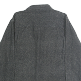 FREEDOM FOUNDRY Mens Grey & White Cotton Shirt XL Casual Button Shirt