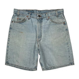 Levis Denim Shorts - 33W 8L Light Wash Denim