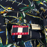 Savante Sport Hawaiian Shirt - Large Multicoloured Viscose