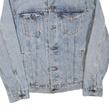 LEVI'S Mens Blue Cotton Blend Denim Jacket M Button Closure Classic Fit Casual