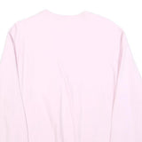 CHAMPION REVERSE WEAVE Womens Pink Crew Neck Sweatshirt M Cotton Blend Casual