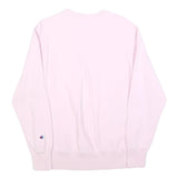 CHAMPION REVERSE WEAVE Womens Pink Crew Neck Sweatshirt M Cotton Blend Casual