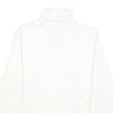 MARELLA Womens White Jacket UK 10 Polyamide Blend Zip Classic Plain Lightweight