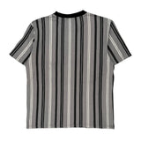 Guess Striped T-Shirt - Medium Grey Cotton