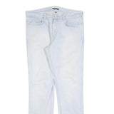 LEVI'S Mens Regular Fit Light Blue Denim Jeans W33 L34 Classic Zip Cotton Blend