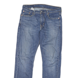 LEVI'S 502 Mens Jeans Blue Slim Skinny Denim Medium W30 L26 Zip Cotton Blend