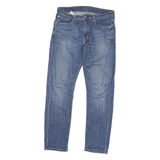 LEVI'S 502 Mens Jeans Blue Slim Skinny Denim Medium W30 L26 Zip Cotton Blend