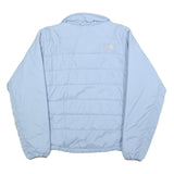 THE NORTH FACE Womens Light Blue Zip Up Polyester Blend Jacket XS Puffer Outdoor