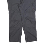 RED KAP Mens Regular Fit Black Cotton Blend Cargo Trousers W42 L32 Workwear